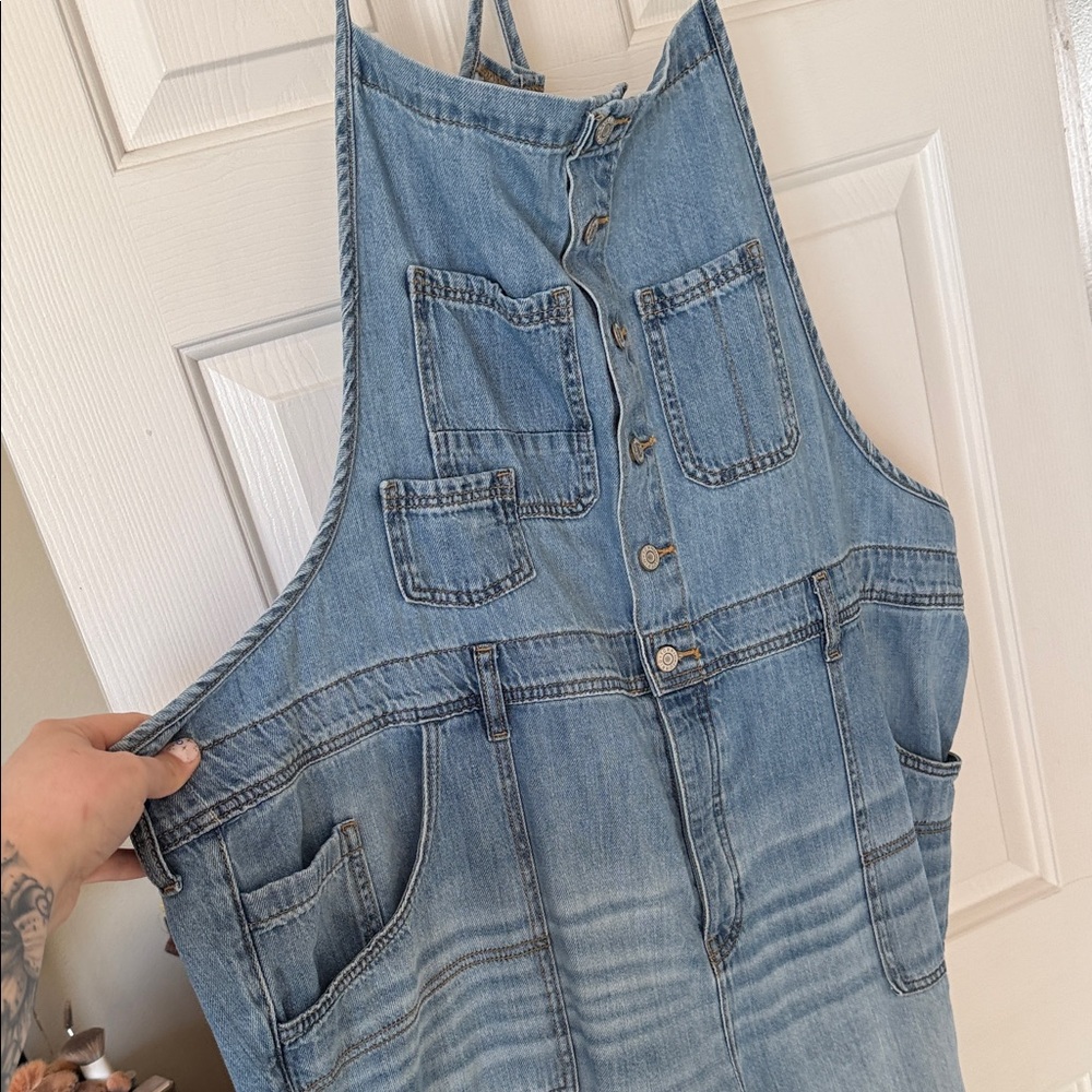 Torrid Light Blue Denim Overalls - Picture 6 of 6